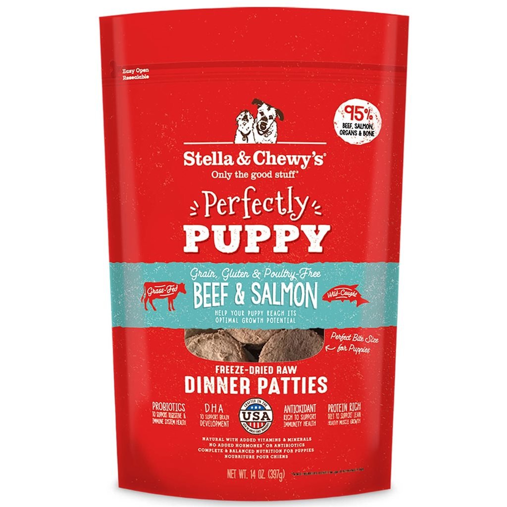 Stella & Chewy's - Freeze Dried Perfectly Puppy Beef & Salmon - 狗BB系列 牛肉 三文魚 狗配方 凍乾生肉糧