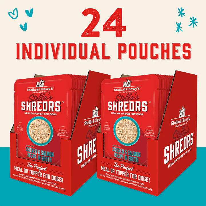 原箱 24 包優惠 - Stella & Chewy's 肉絲滋味包系列 狗狗鮮食濕糧