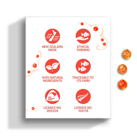 Kōrure Pets - New Zealand King Salmon Roe Freeze-Dried 35g [Heart Health - For Dogs]