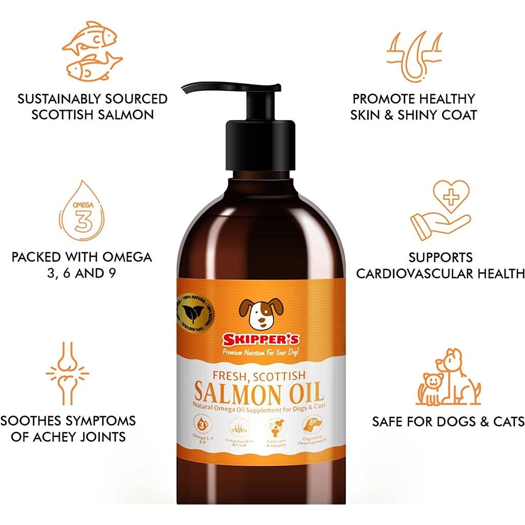 Skipper's Fresh Scottish Salmon Oil 新鮮蘇格蘭三文魚油 500ml - 幸福站