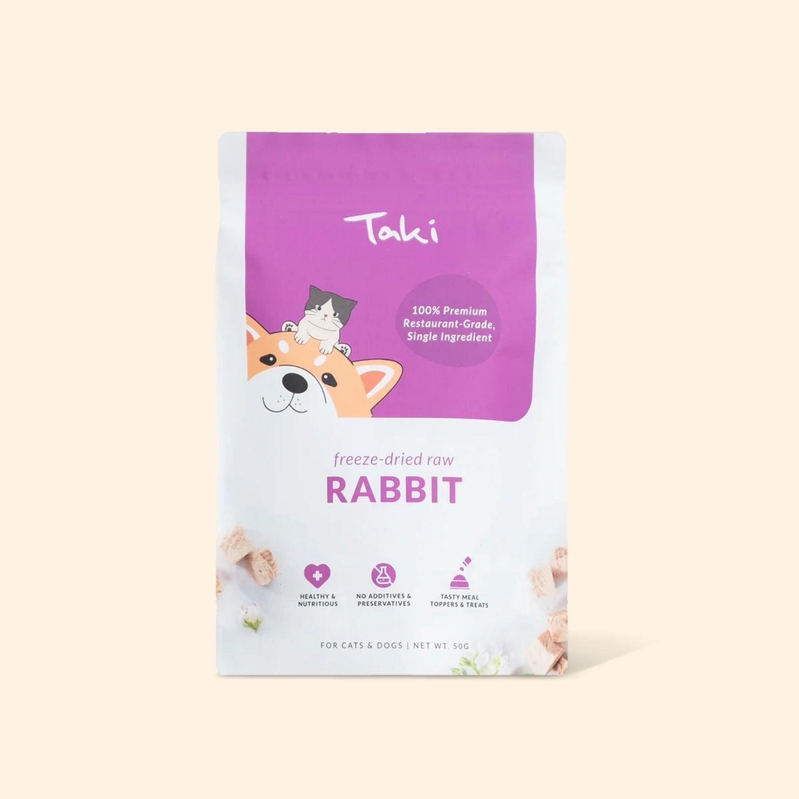 TAKI Rabbit Meat Freeze-Dried Treats