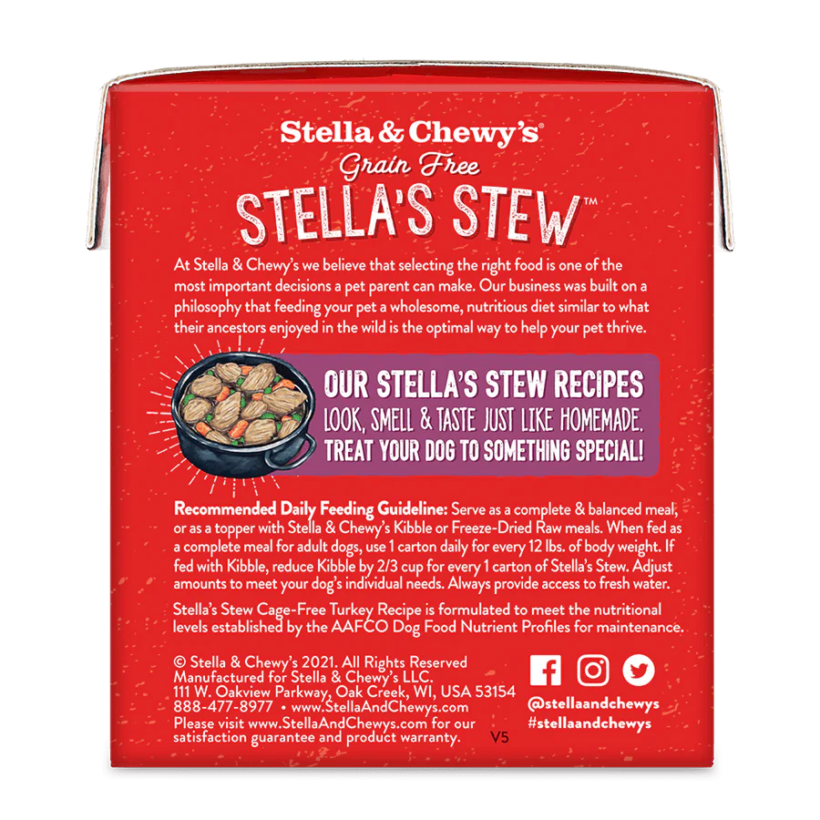 原箱 12 盒優惠 - Stella & Chewy's 單一材料燉肉系列 狗狗鮮食濕糧