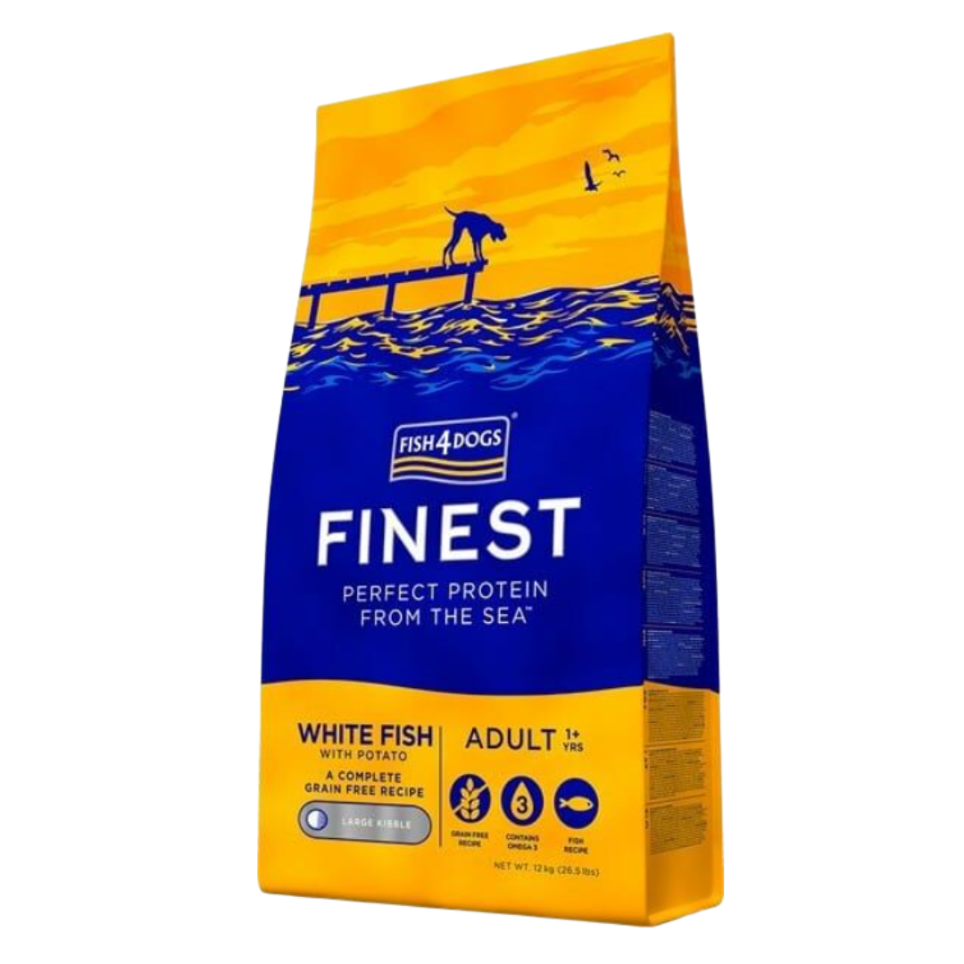 Fish4Dogs Finest Fish 無麩質 低敏 (成犬) 狗糧 (大粒)