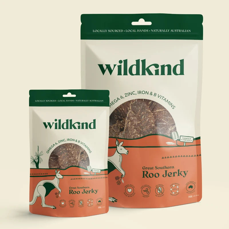 Wildkind Great Southern Roo Jerky 100g