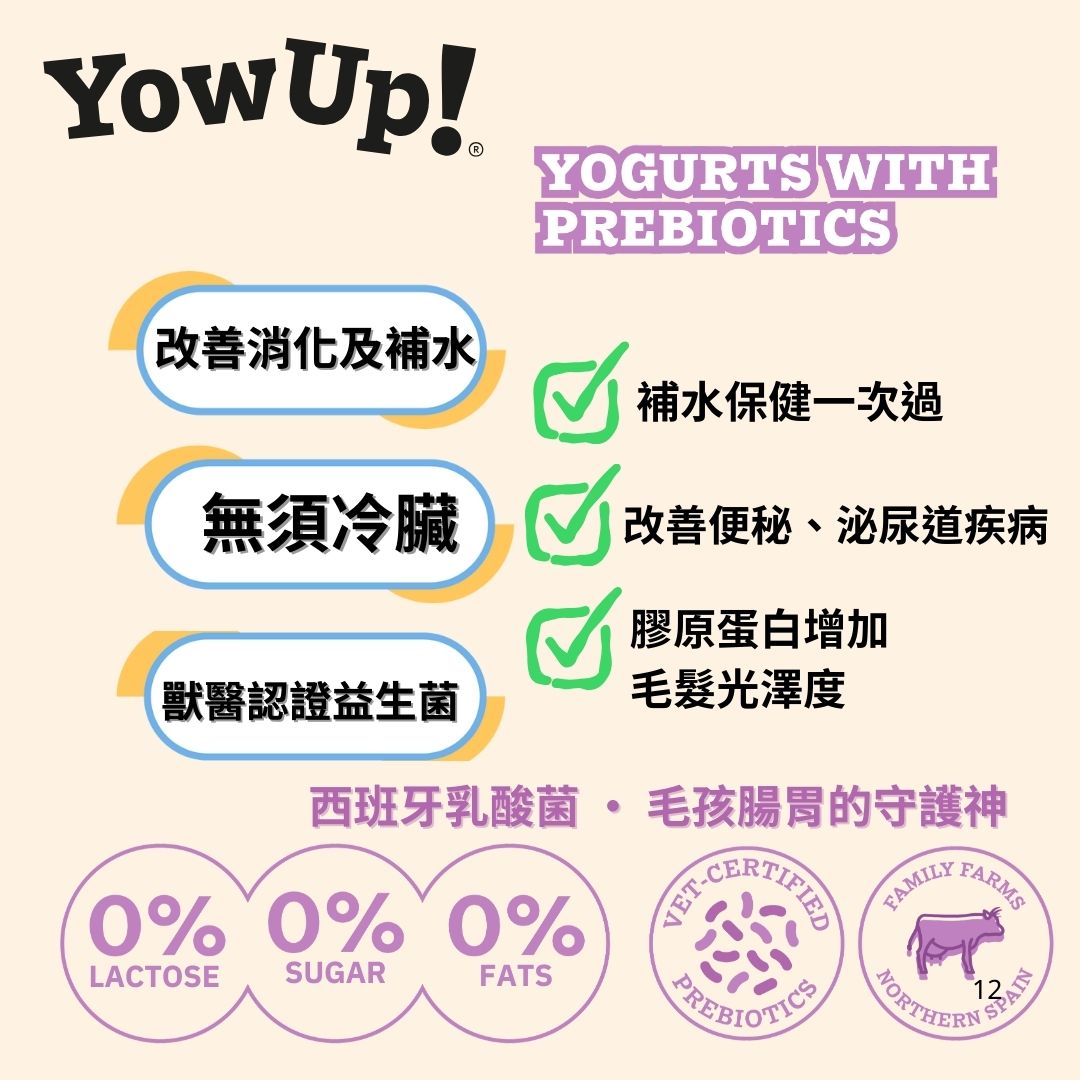 YowUp! 低卡無糖益生菌免疫力貓用乳酪 85g