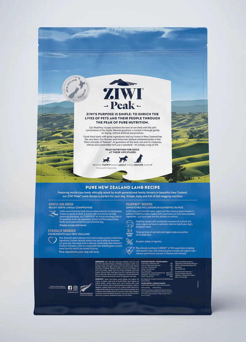 ZiwiPeak 無穀物 風乾脫水狗糧