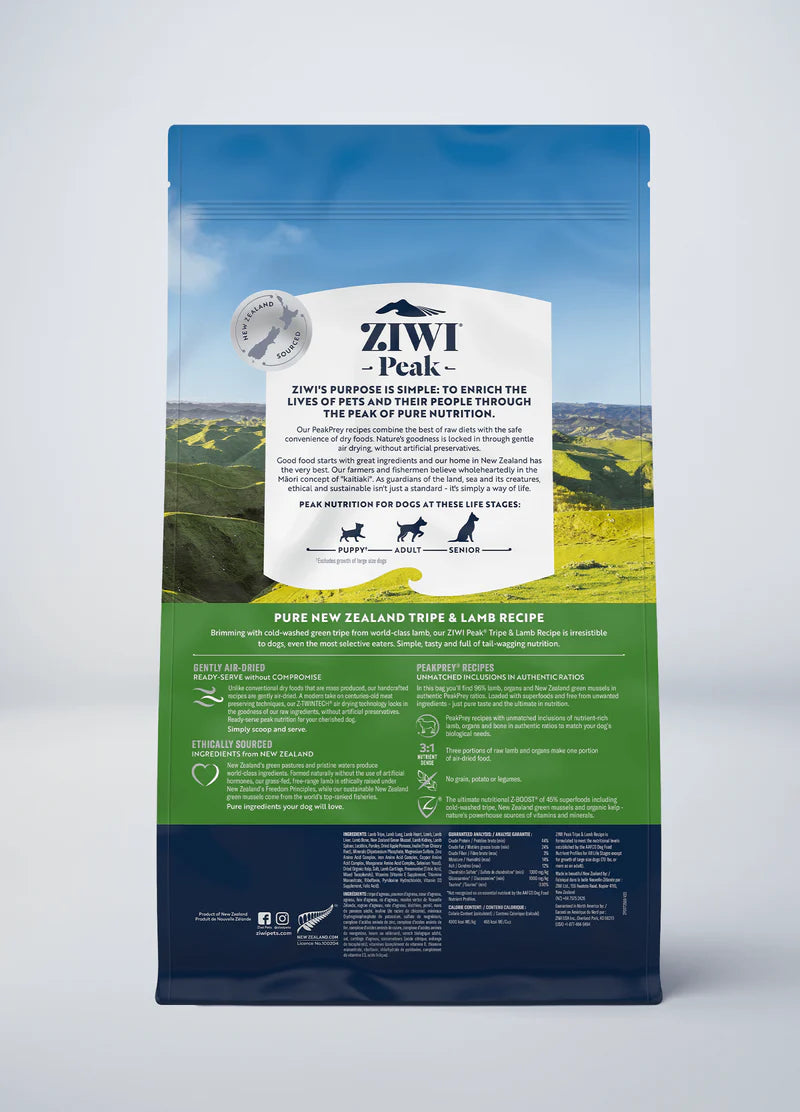 ZiwiPeak 無穀物 風乾脫水狗糧