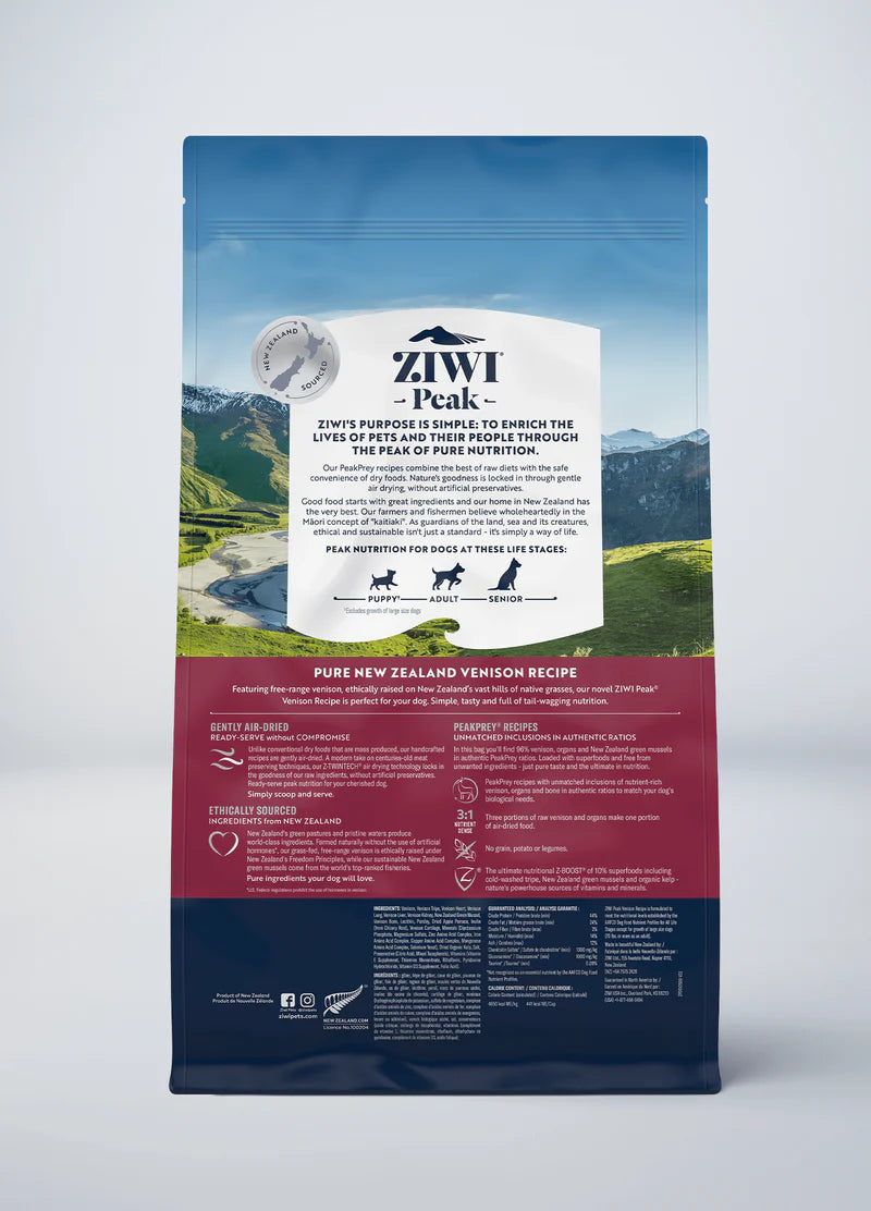 ZiwiPeak 無穀物 風乾脫水狗糧