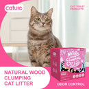 Cature Odor Control Plus High-Efficiency Antibacterial Granular Deodorizing Wood Litter (Condensed) 20L (17.6lb) (Red) x 2 Boxes Sale