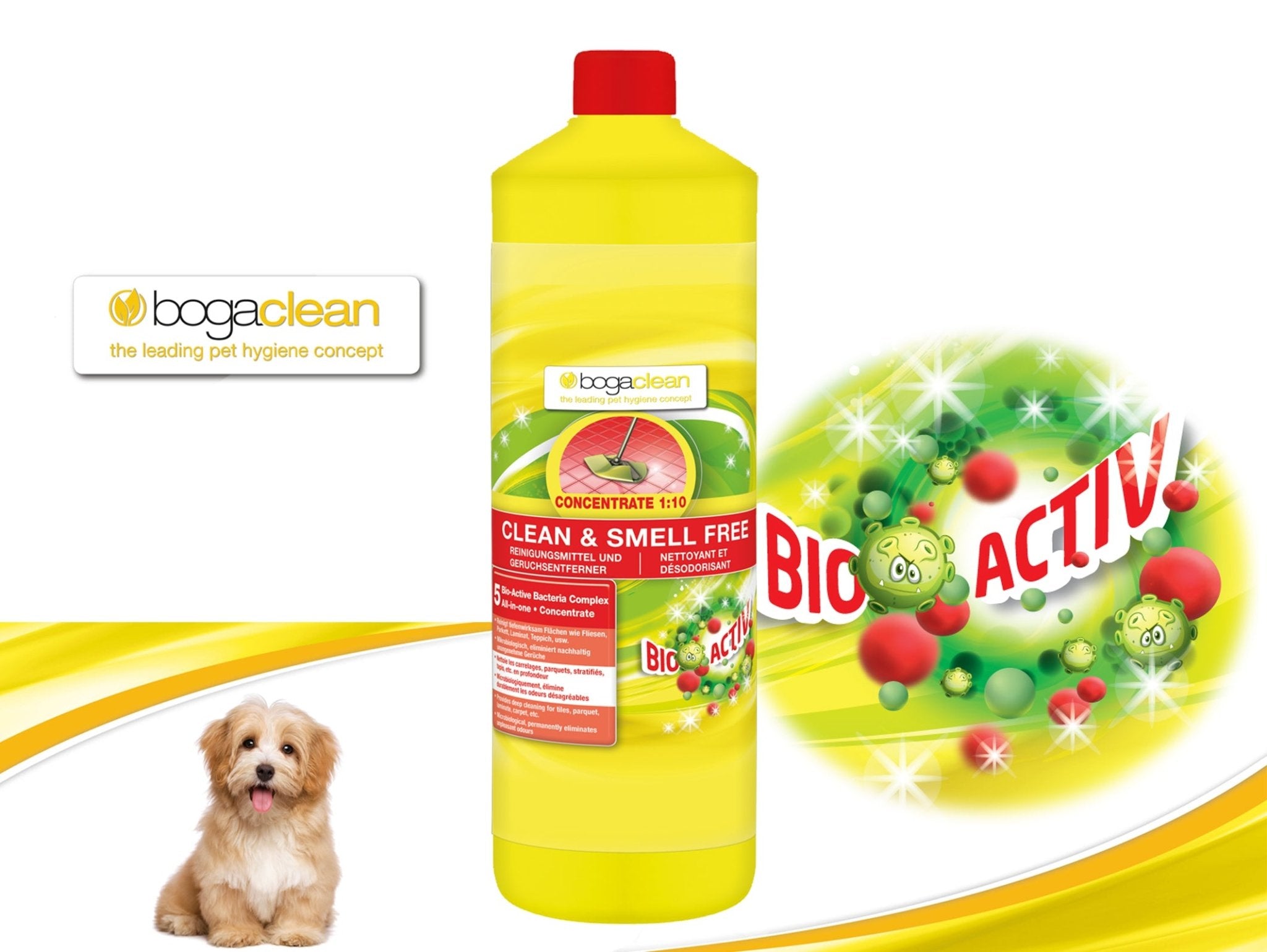 bogaclean® Clean & Smell Free Concentrate 清潔除臭濃縮配方 1000ml