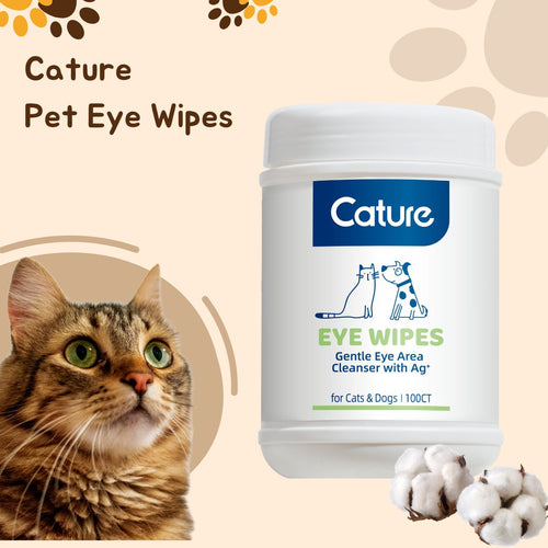 Cature 迦爵 植物精粹 銀離子抗菌 潔眼紙 100片裝 (4" x 4") - 幸福站