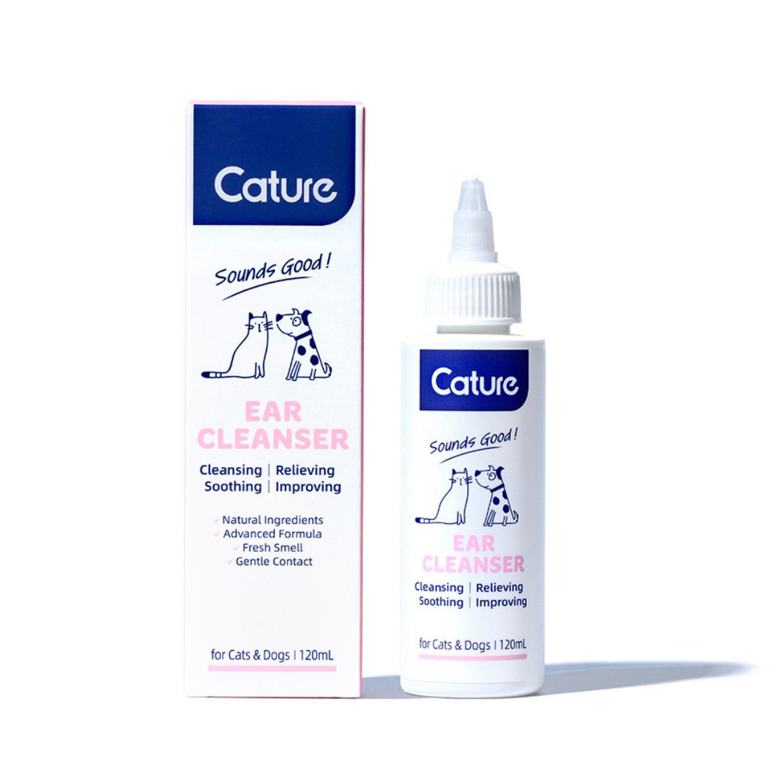 Cature 迦爵 植物精粹 潔耳液 120ml (貓狗合用) - 幸福站