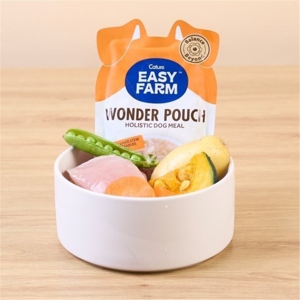 原箱優惠 - Cature 迦爵 Wonder Pouch 狗狗無穀物濕糧餐包 - 雞+雞肝配方 100g (12小包) - 幸福站