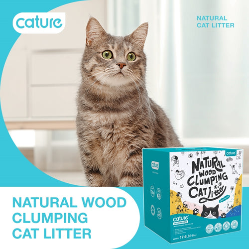 Cature Smart Pellet European Wood (Condensed) Cat Litter 20L (17.6lb) x 2 Boxes Sale