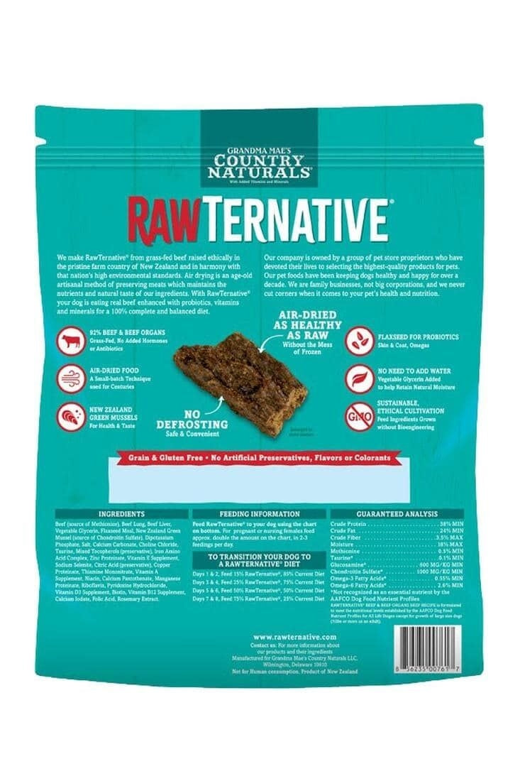 Country Naturals - RawTernative® 無激素草飼牛狗風乾糧 5 oz