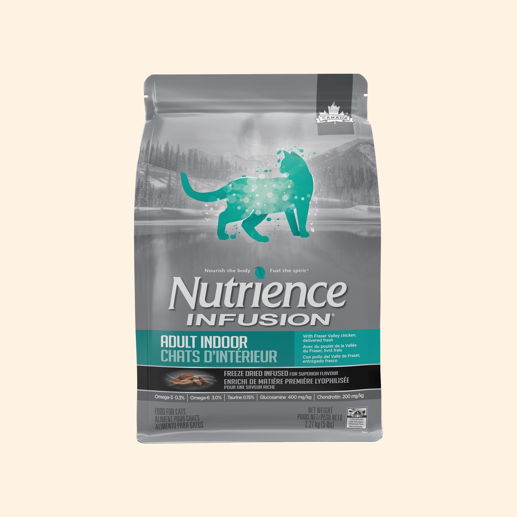 Nutrience Infusion Healthy Adult Indoor Cat Food