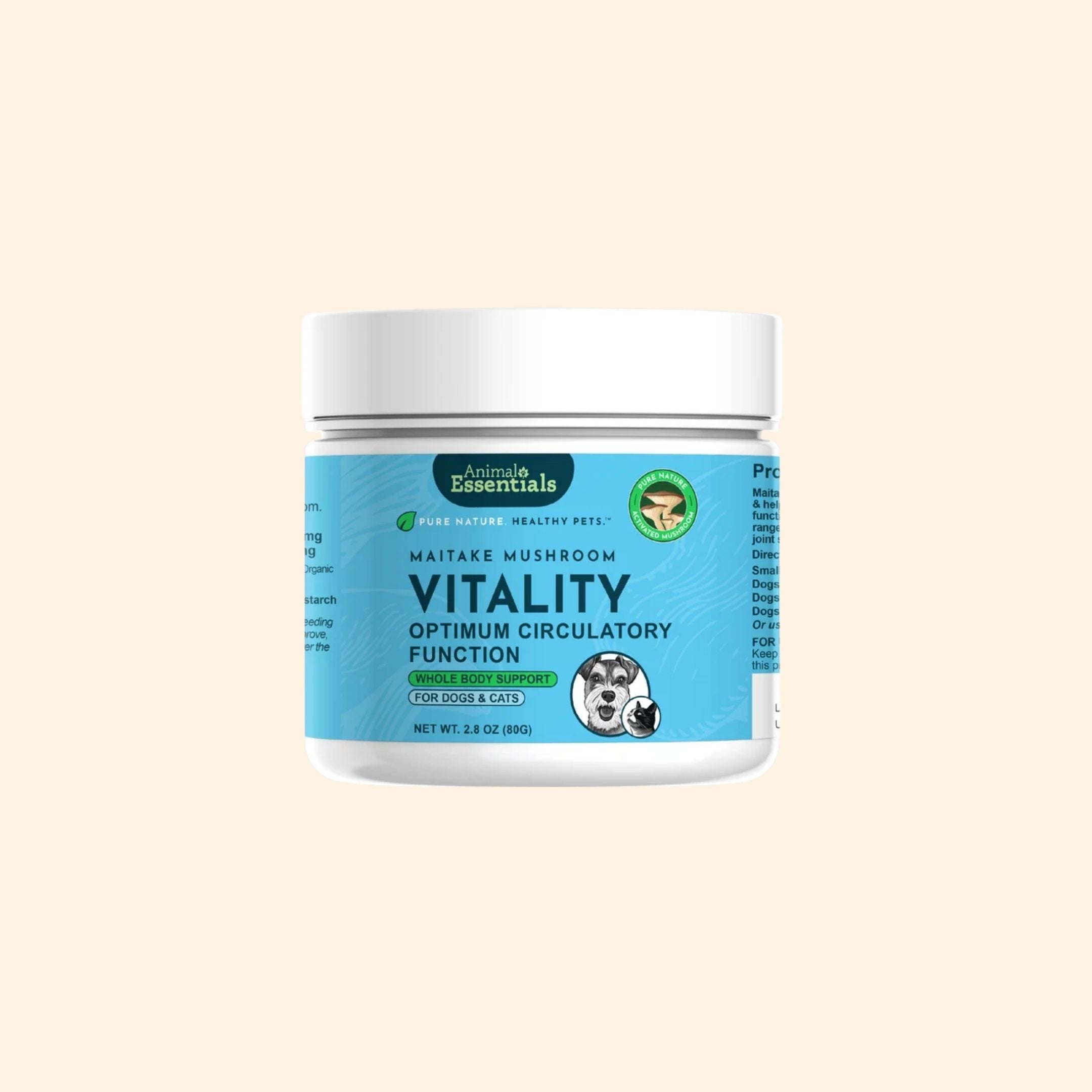 Animal Essentials™ VITALITY 有機舞茸粉 2.8oz (80g) (貓狗合用)
