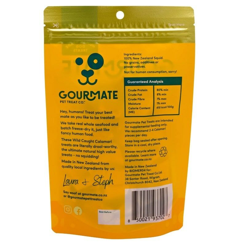 Gourmate 100% 紐西蘭野生鮮魷魚 45g (GMT04)