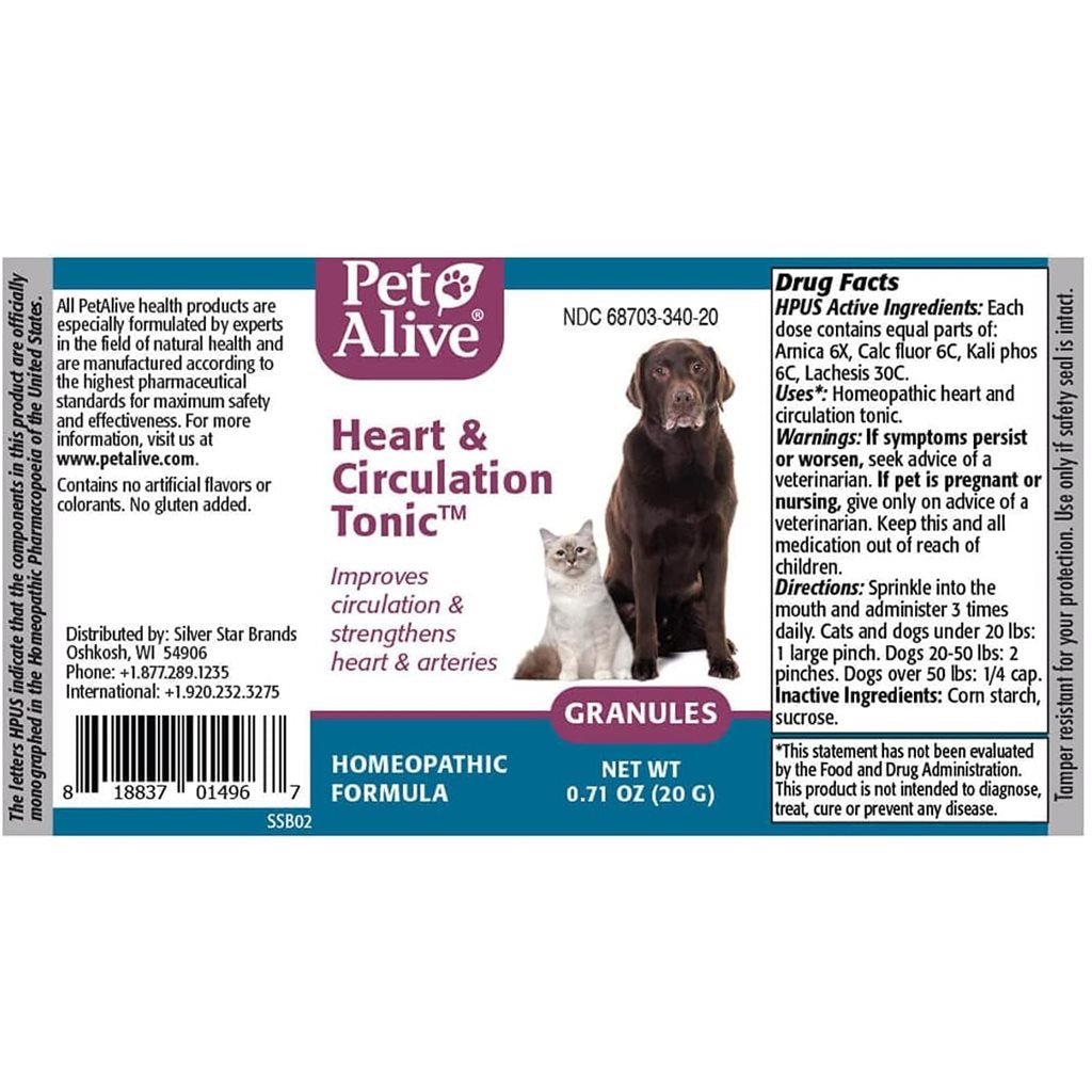 PetAlive - Heart & Circulation Tonic 促進心臟血液循環 20g - 幸福站