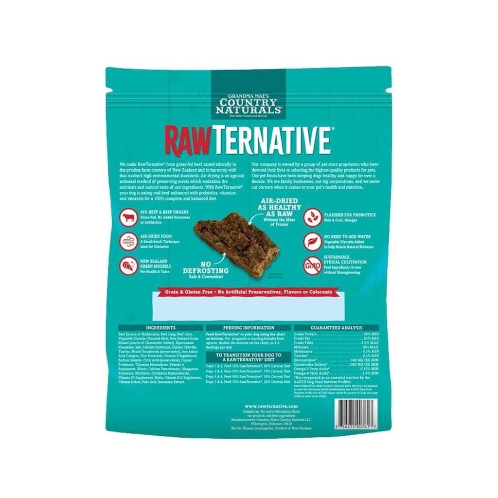 Country Naturals - RawTernative® 無激素草飼牛風乾配方 3 lb - 幸福站