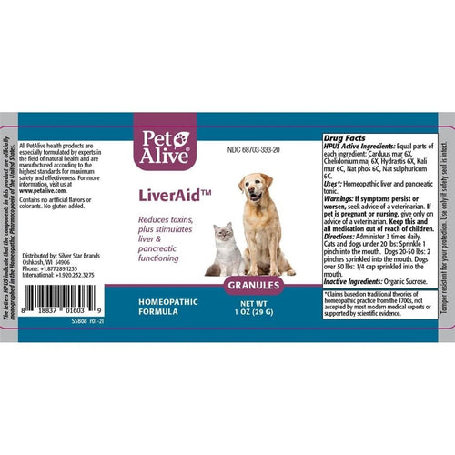PetAlive - LiverAid 針對肝臟問題 1oz - 幸福站