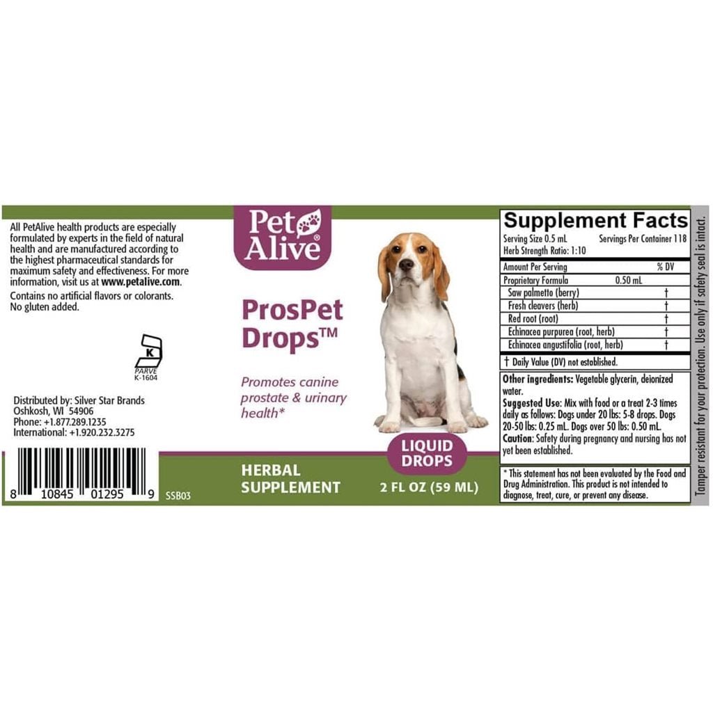 PetAlive - ProsPet Drops 維持前列腺及尿道健康 59ml - 幸福站