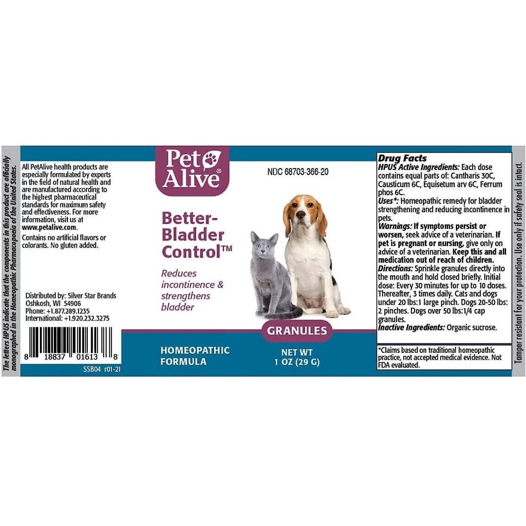 PetAlive - Better Bladder Control 膀胱控制 1oz - 幸福站