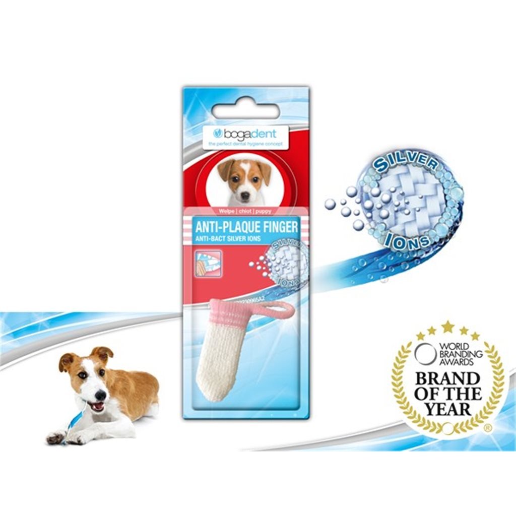 bogadent® ANTI-Plaque Finger (Puppy) 銀離子抗菌去牙石潔齒指套 (1隻裝)