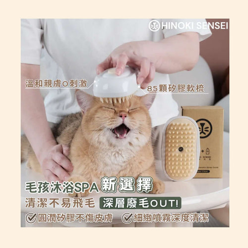 Hinoki 乾洗澡超音波噴霧梳