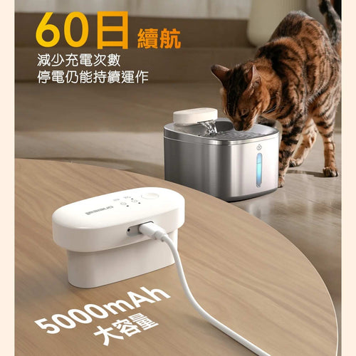 Oneisall - 3.5L 不鏽鋼無線飲水機