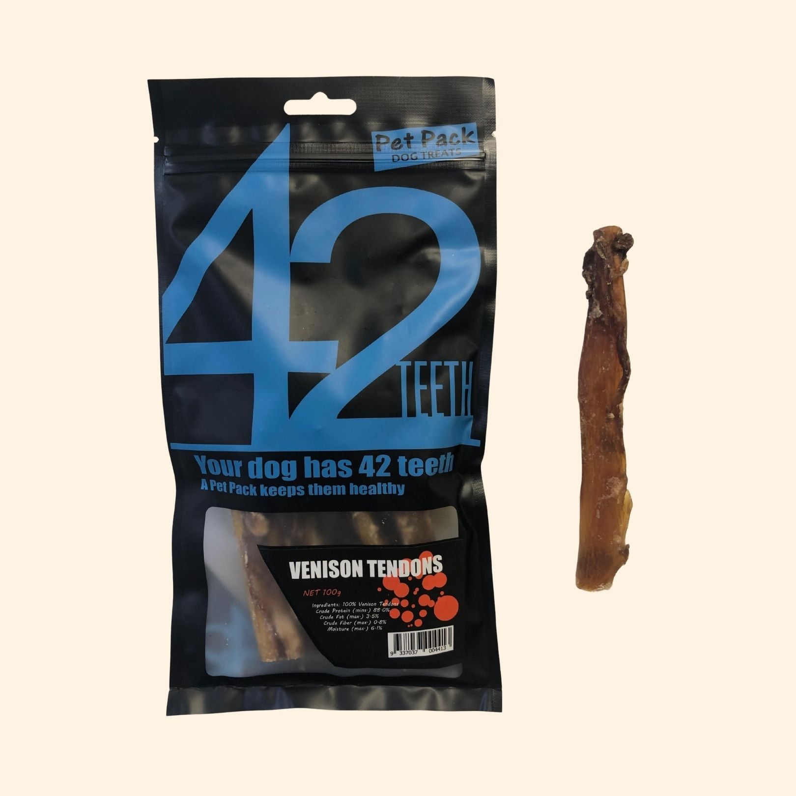 Pet Pack 天然潔齒42系列 Venison Tendons 鹿筋
