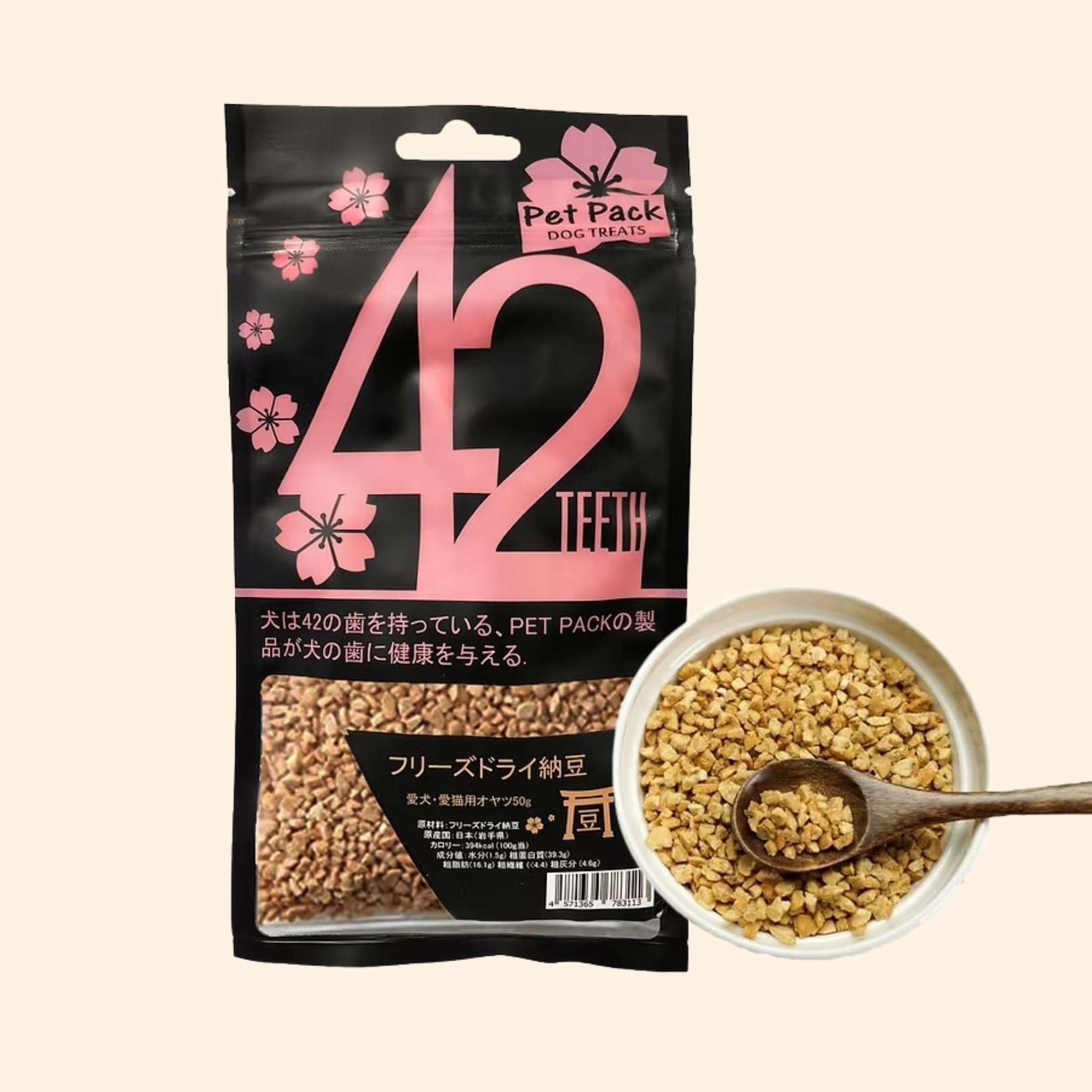 Pet Pack 天然潔齒42系列 日本脫水納豆