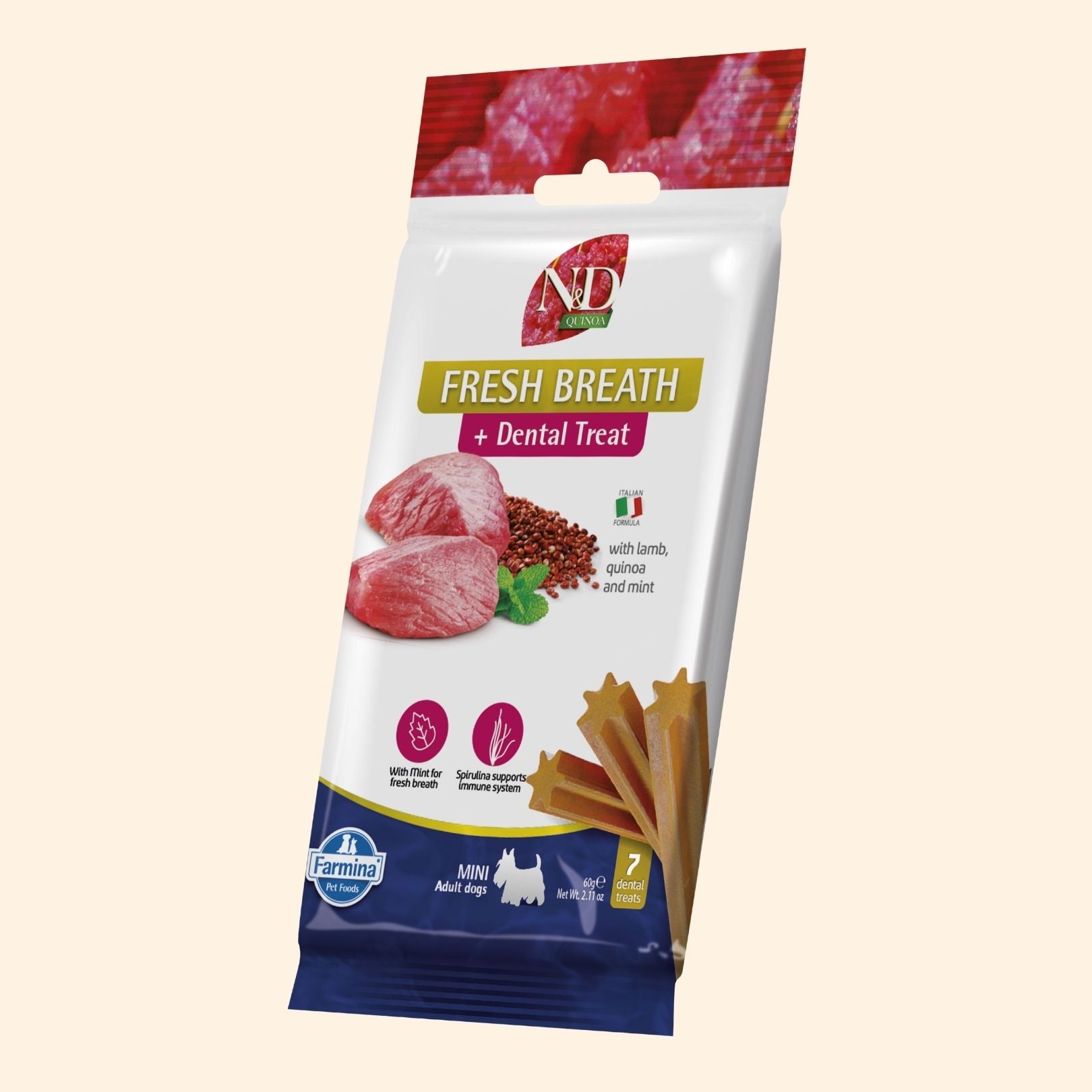 N&D 潔牙零食 - 清新⼝腔 迷你裝 60g