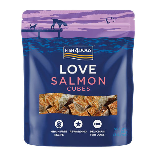 Fish4Dogs - Salmon Cubes 100% Salmon 85g