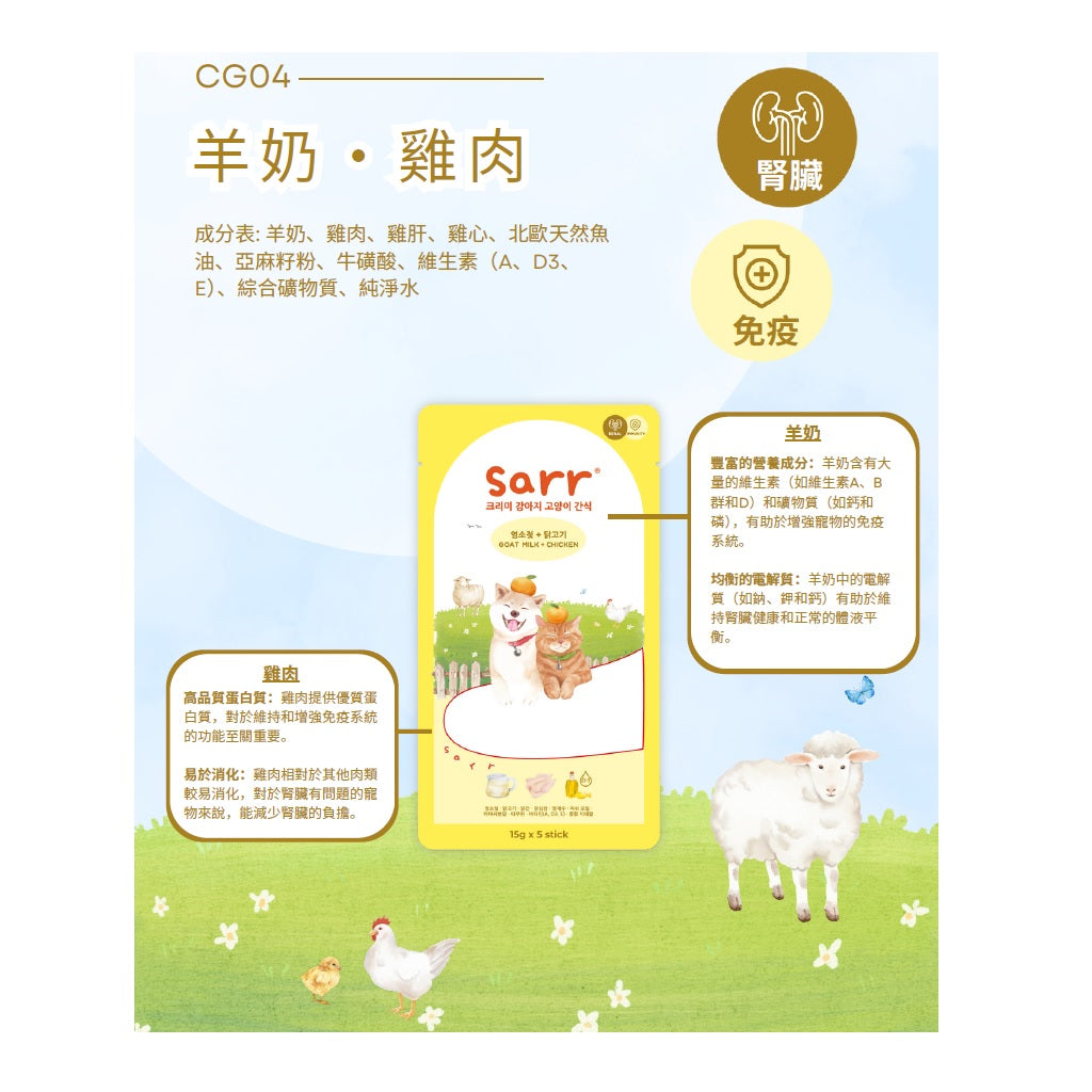 sarr 北歐天然魚油鮮肉泥 15g x 5條