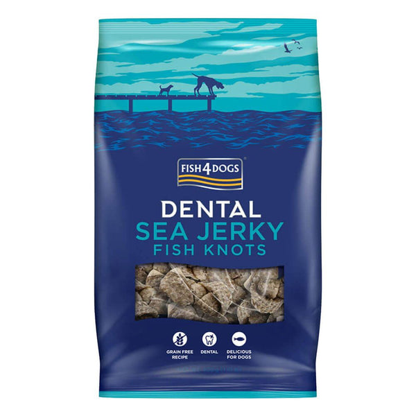 Fish4Dogs Dog Dental Treats - Sea Jerky Fish Bones 天然風乾魚皮結骨